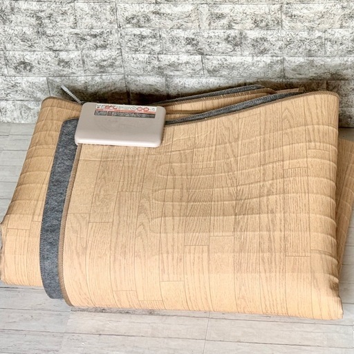 TEKNOS 木目フローリング調ホットカーペット 3畳相当タイプ