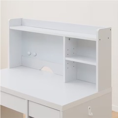 【無料】学習机　白の画像
