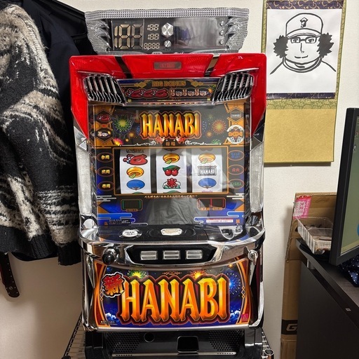 新ハナビ　実機　パチスロ　パチンコ　スロット