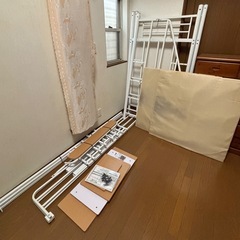 【成約済】 Lofty 階段付きシングルロフトベッド の画像