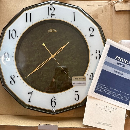 SEIKO EMBLEM 八角形掛時計 セイコー エンブレム SEIKO EMBLEM 八角形壁時計 掛時計