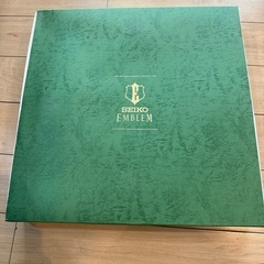 セイコー エンブレム SEIKO EMBLEM 八角形壁時計 掛時計 グリーンの画像