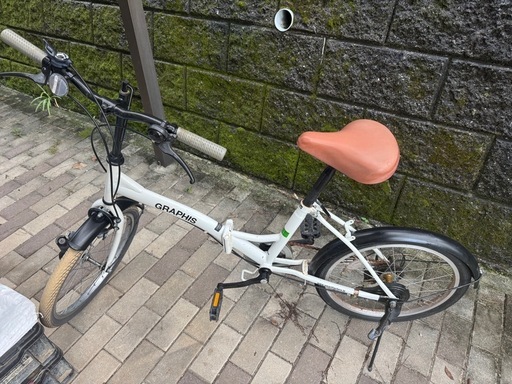 GRAPHISギア付き折りたたみ自転車