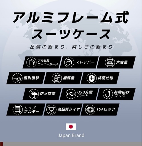 スーツケース　Ｌサイズ　新品未使用