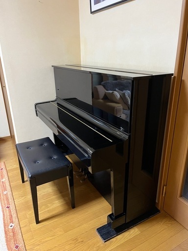 ヤマハピアノ1オーナーNO.U1E1979年〜1982年製頃 中古品　美品