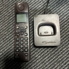 FAX電話と子機のセットの画像