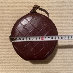 未使用品SHISEDOダークブラウン ラウンドポーチ ミラー付きの画像
