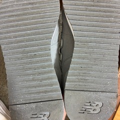 【美品】ニューバランス 厚底 グレー 24.5cmの画像