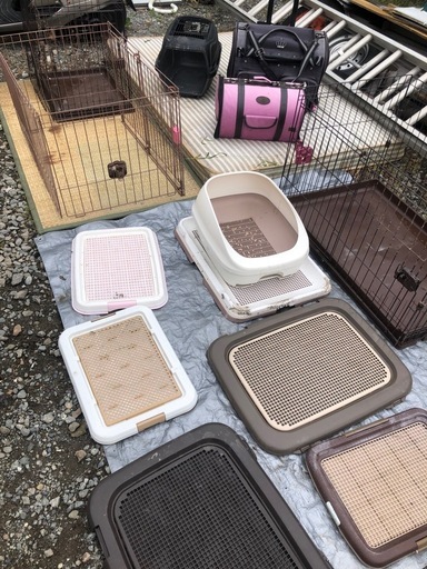 犬猫 ペット ゲージ  キャリー トイレ 多頭飼い まとめて