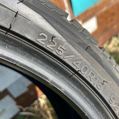 タイヤ　NANKANG ICE ACTIVE AW-1 225/40 R18 2021年製　スタッドレス 1本のみの画像