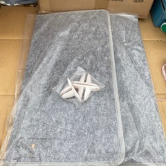 未使用品自動暖房機能付き折りたたみ暖房器具 グレーの画像