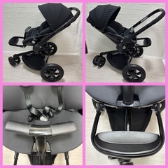 ［美品✨］ 手洗い清掃済み Quinny クイニー　mood ムード　両対面式　三輪　福岡の画像