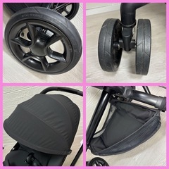 ［美品✨］ 手洗い清掃済み Quinny クイニー　mood ムード　両対面式　三輪　福岡の画像