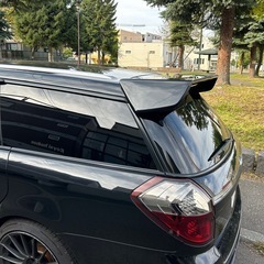 ないる屋 リアウイング オプシディアンブラックパール塗装済み レガシィ BP型前期後期専用 ハイマウント付きの画像