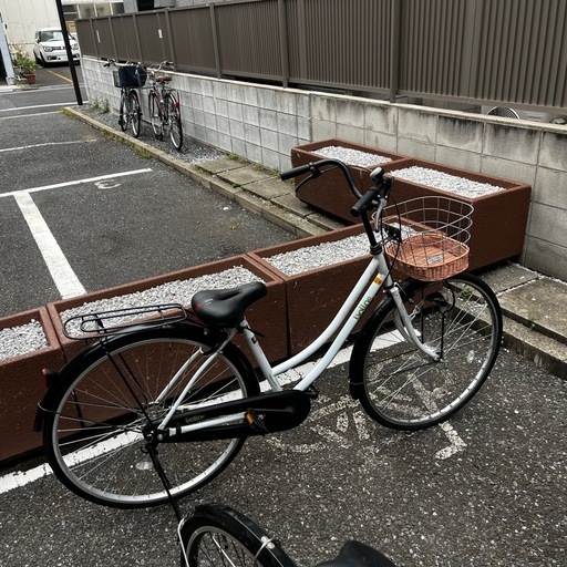 【お値下げしました！】自転車　白