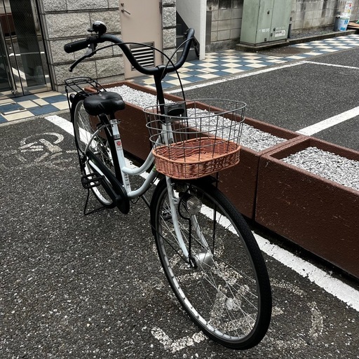 【お値下げしました！】自転車　白