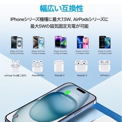 NANAMI マグネット式ワイヤレス充電器【新品・未使用】の画像