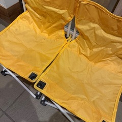コンパクト　チェア　アウトドア2セットの画像