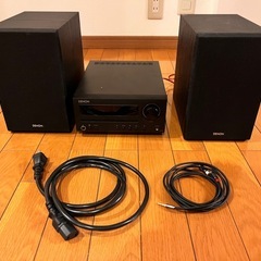 Denon D-T1 Hi-Fiセット／メインユニット＋スピーカー2台／Bluetooth/CD/AUX／¥5,000の画像