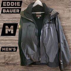 Eddie Bauer メンズM 防水マウンテンパーカー フリース付 オシャレの画像
