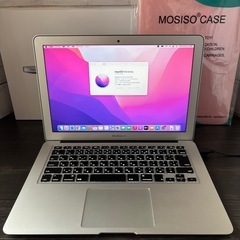 ⭐️超美品 ⭐️かわいい保護ケース付(新品)💕MacBook Air 13インチ/Early 2015 /A1466/macOS Monterey/ Core i5 1.6GHz(2.7GHz)/メモリ4GB/SSD 128GB/JIS配列/元箱付/バッテリー正常🔋✨の画像