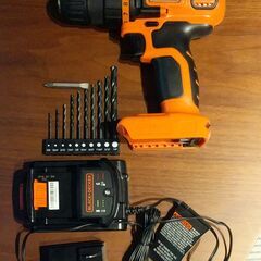 BLACK+DECKER LDX120 20V コードレスドリル＆ドライバーの画像