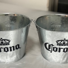 コロナビール　バケツ　2個の画像