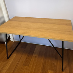 【美品】無印良品　折りたたみテーブル　120cm オーク材 折りたたみテーブル・幅120cm・オーク材 | 無印良品