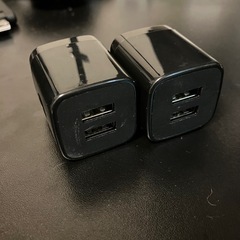 2穴　USB充電器の画像