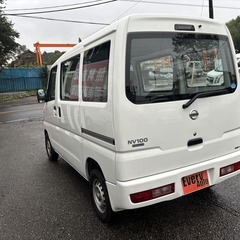 自社ローンあり！ガソリン100リットルプレゼント✨人気の軽バン✨走行少なめ6万キロ台✨日産☆NV100クリッパーバン☆DX☆660cc☆4人乗り☆の画像