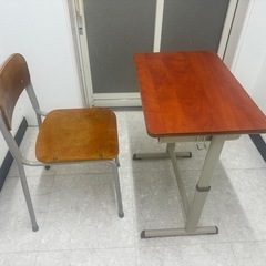 美品　学校机と椅子　セットの画像