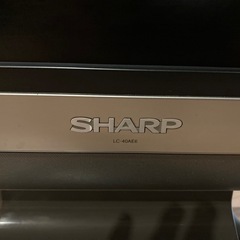 SHARP AQUOS40vテレビ　世界の亀山モデルの画像