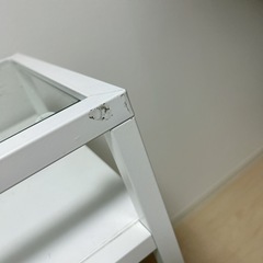 IKEA ガラス　机　棚　椅子の画像