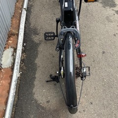 716  ベルテック新機種電動アシスト自転車折りたたみ20インチ　ブラックボディーの画像