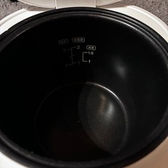 MAXZEN RC-MX201 ホワイト [炊飯器 (2.0合炊き)]の画像