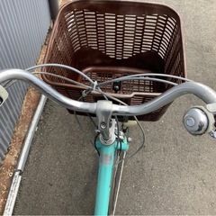 719  パナソニック新機種電動アシスト自転車vivi alfit26インチブルーアルミの画像