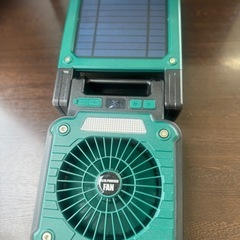 美品　ソーラー扇風機　USBの画像