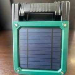 美品　ソーラー扇風機　USBの画像