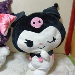 クロミちゃん　特大ぬいぐるみ2個セットの画像