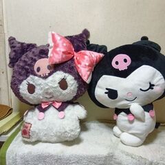 クロミちゃん　特大ぬいぐるみ2個セットの画像