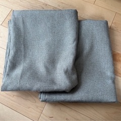 無印良品　グレーカーテン　135×115の画像