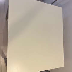 デスク ホワイト 80×70 （引き取り限定）の画像