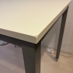 デスク ホワイト 80×70 （引き取り限定）の画像
