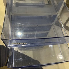 プラスチックケース　収納ケース引き出し棚透明クリアの画像