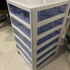 プラスチックケース　収納ケース引き出し棚透明クリアの画像