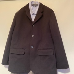 ジュニア　スーツ　150 ブラック　発表会　卒業式　チェックパンツ　子ども　服　の画像