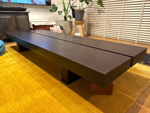 MESA TOKIO TABLE 木製ローテーブル　ダークブラウン