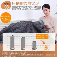電気毛布　ライトグレー　電気毛毯　電気毛布、電気毛毯、電気膝毛布　電気膝毛毯　毛布　電気毛布　140x80cmの画像
