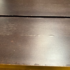 MESA TOKIO TABLE 木製ローテーブル　ダークブラウンの画像