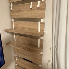 突っ張りラックの画像
